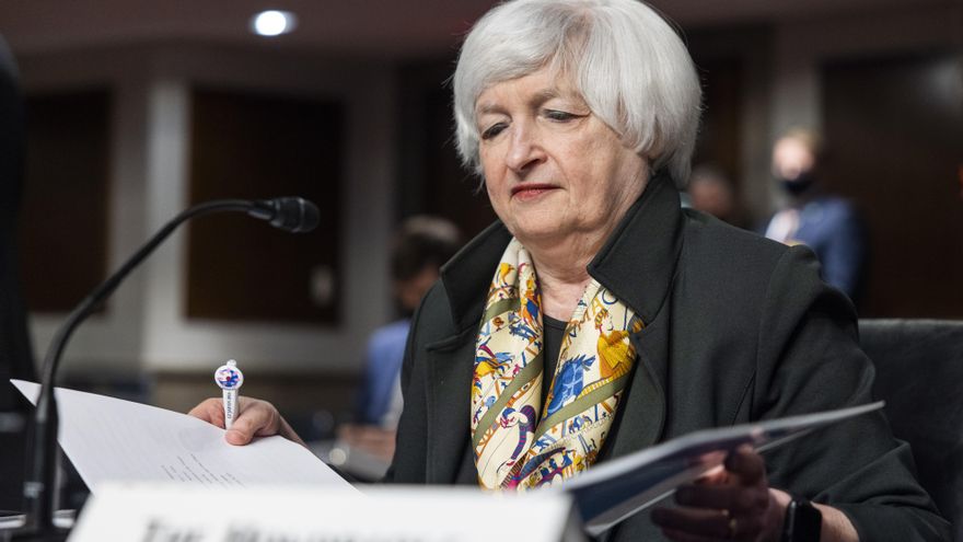 La secretaria del Tesoro, Janet Yellen, en una fotografía de archivo. EFE/EPA/Jim Lo Scalzo