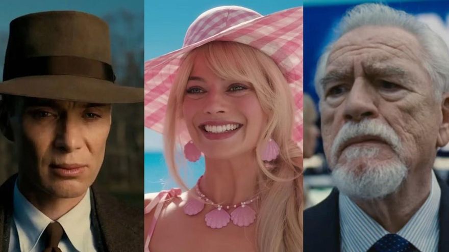 "Barbie" y "Oppenheimer" en cine y "Succession" en televisión, las más nominadas a los Globos de Oro