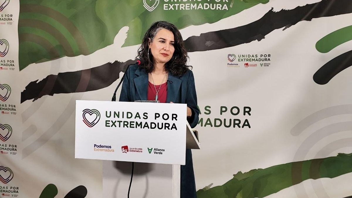 Irene de Miguel reivindica la "receta extremeña" de unidad ante el paso al frente de Gabriel Rufián
