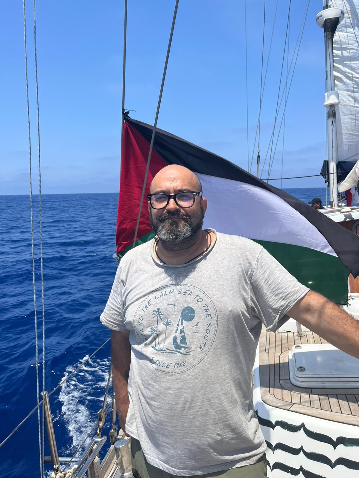 El activista riojano Sergio Toribio