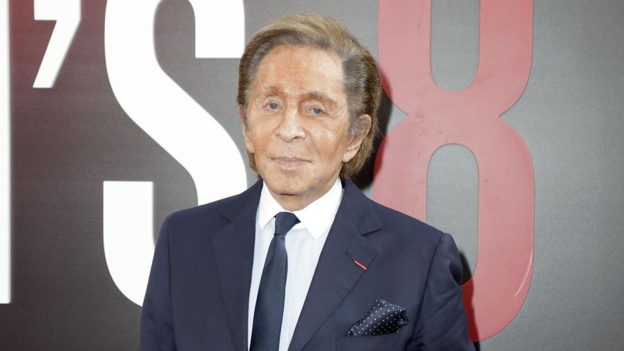 El diseñador de moda Valentino