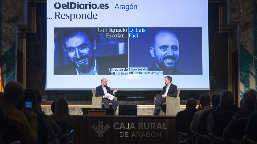 Más de 200 personas se dan cita en el encuentro de Ignacio Escolar con los socios de elDiario.es en Aragón