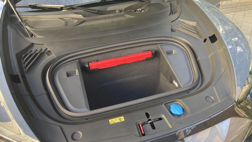 Maletero delantero del Audi e-tron GT.