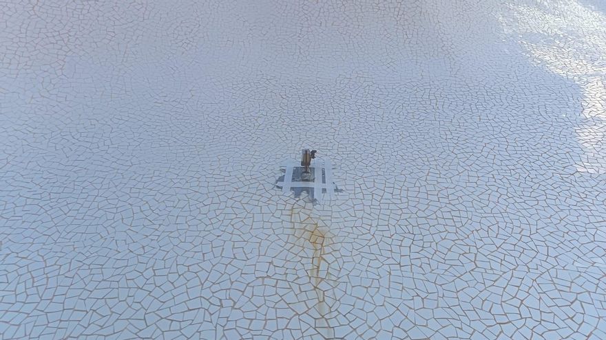 Daños en el recubrimiento del Auditorio de Tenerife.