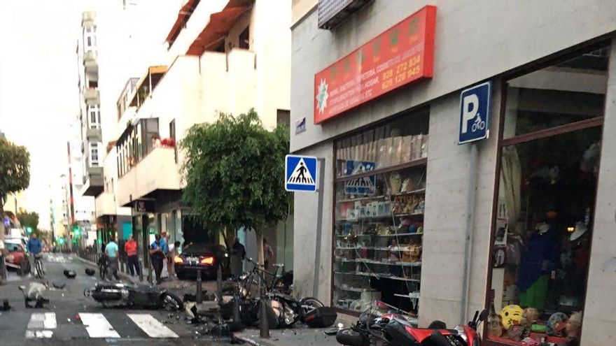 Fotogalería | Accidente en Las Palmas de Gran Canaria