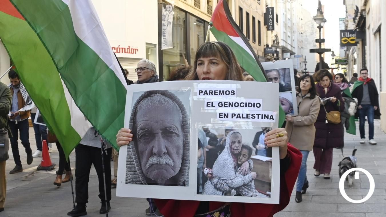 Manifestación por el pueblo Palestino.