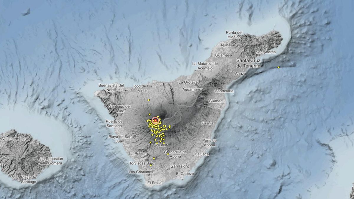 Nuevo enjambre sísmico junto al Teide: más de 500 microterremotos en pocas horas