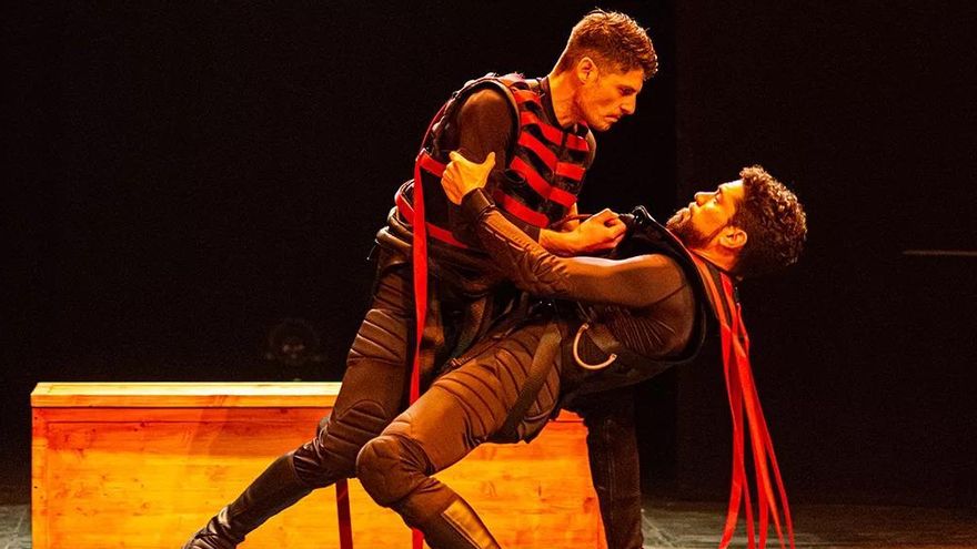 Un momento de 'Tébanas', la nueva obra de Yayo Cáceres y Álvaro Tato