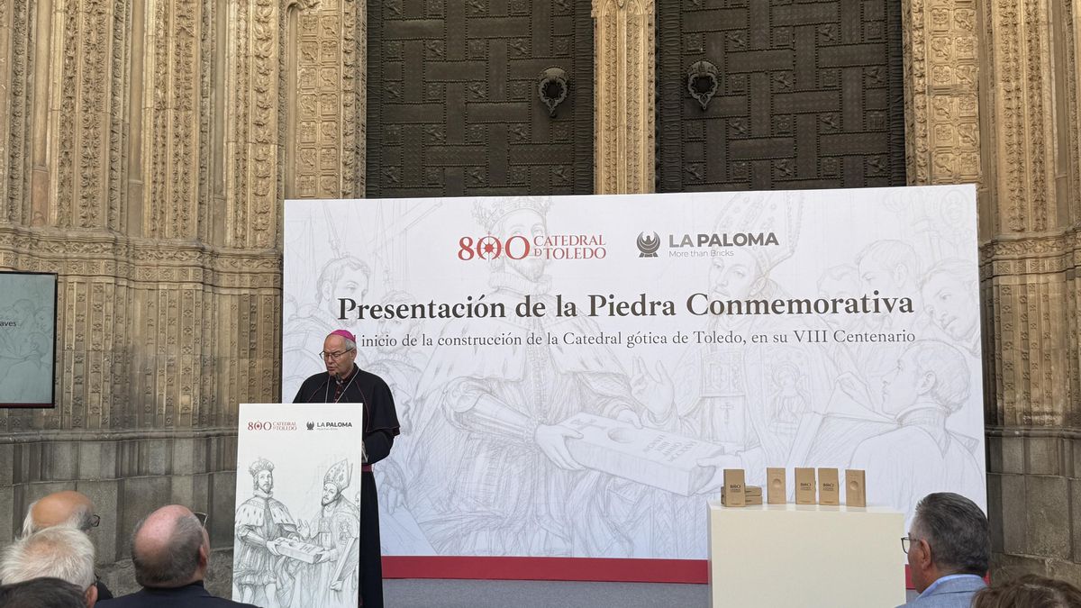 La Catedral de Toledo presenta la réplica de su primera piedra