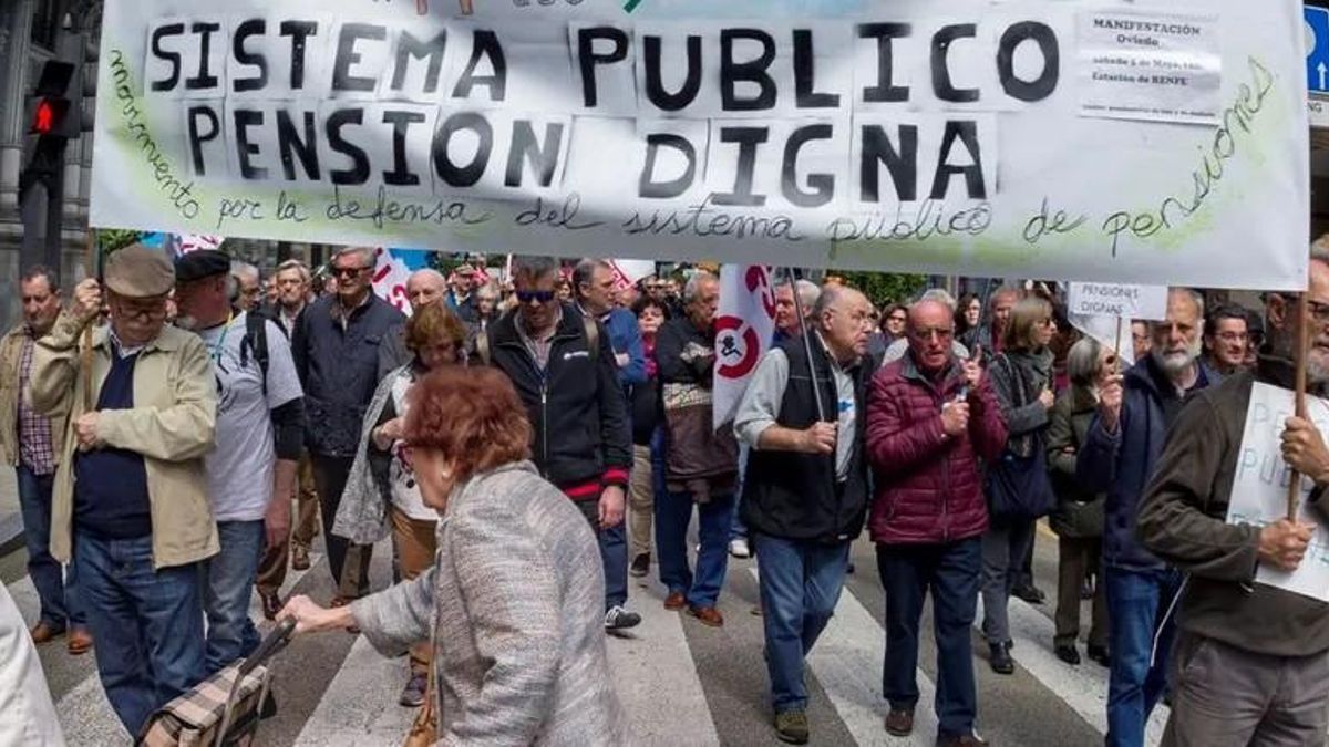 La pensión media por jubilación se sitúa en Asturias en 1.835,89 euros