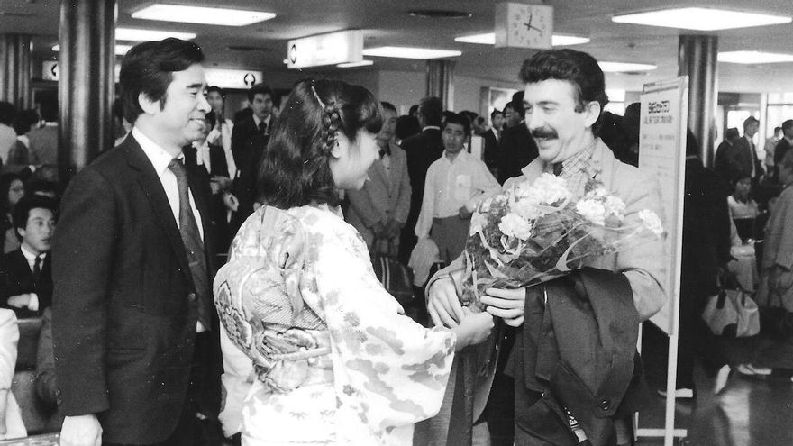 Recibido en Osaka (Japón).