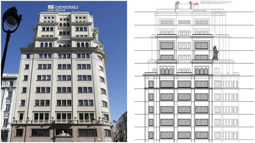 Los detalles del hotel aprobado por Almeida sobre el histórico Generali: 150 habitaciones de lujo y restaurante enorme