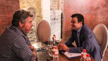 Juan López de Uralde y Francisco Martínez Arroyo en el Restaurante HOPE- Mercado de San Agustín (Toledo)