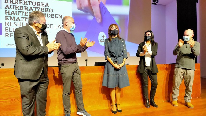Eva Ferreira se convierte en la nueva rectora de la UPV/EHU en unos comicios en los que solo han votado 857 alumnos