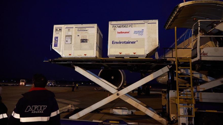 Coronavirus: Argentina llegará este jueves a los 40 millones de vacunas recibidas