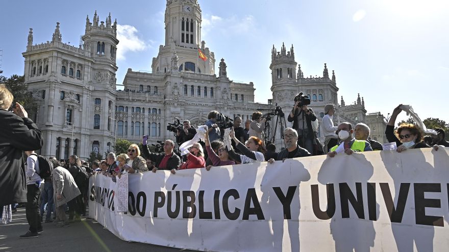 Manifestación en Madrid por la sanidad pública el domingo 12 de febrero: columnas, horarios y cortes al tráfico