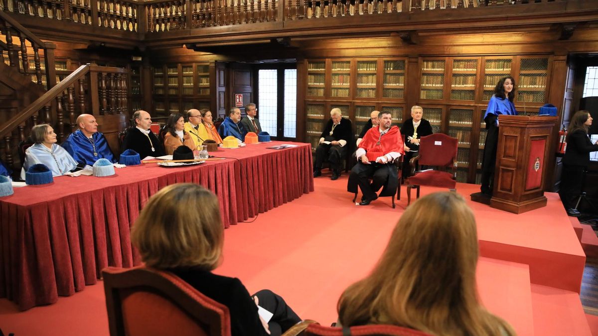 Acto conmemorativo de la festividad de Santo Tomás de Aquino, celebrado este lunes en Oviedo.