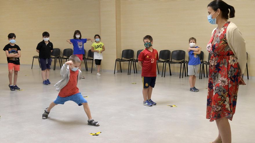 Las actividades veraniegas respetaron las medidas anti-COVID.