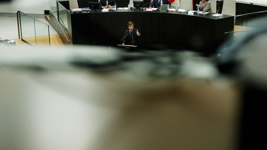 Imagen de archivo del pleno del Ayuntamiento de Madrid.