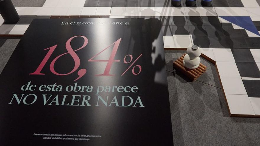 La exposición que se ha "hackeado" a sí misma para denunciar la brecha salarial que sufren las mujeres en el arte