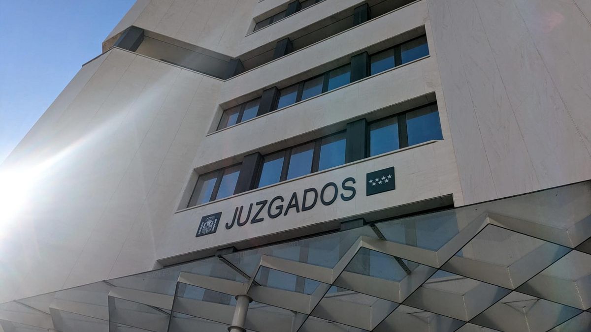 Los Juzgados de Plaza de Castilla durante la mañana en la que iba a declarar el dueño de Burro Canaglia