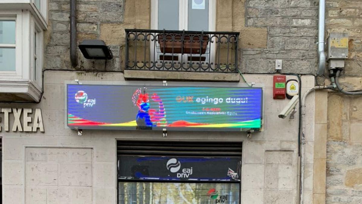 La sede del PNV, en Vitoria