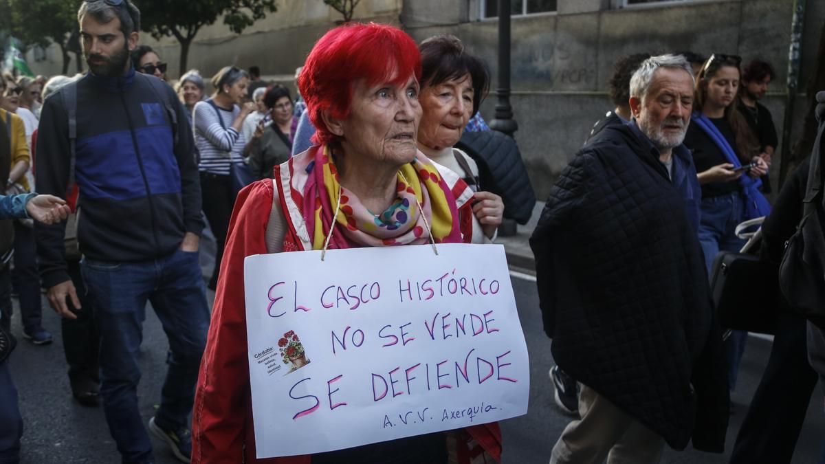 Manifestación por la vivienda bajo el lema 'Housing Action Days'