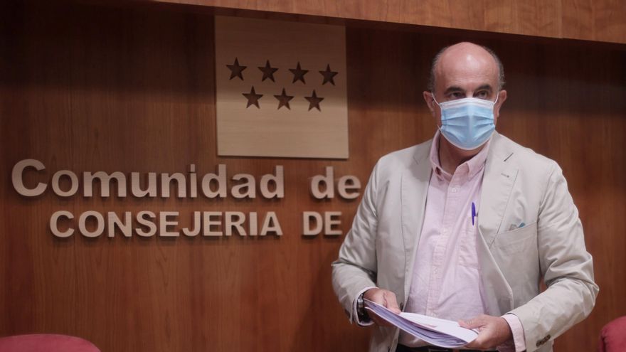 El viceconsejero de Salud Pública y Plan COVID-19 en funciones de la Comunidad de Madrid, Antonio Zapatero.