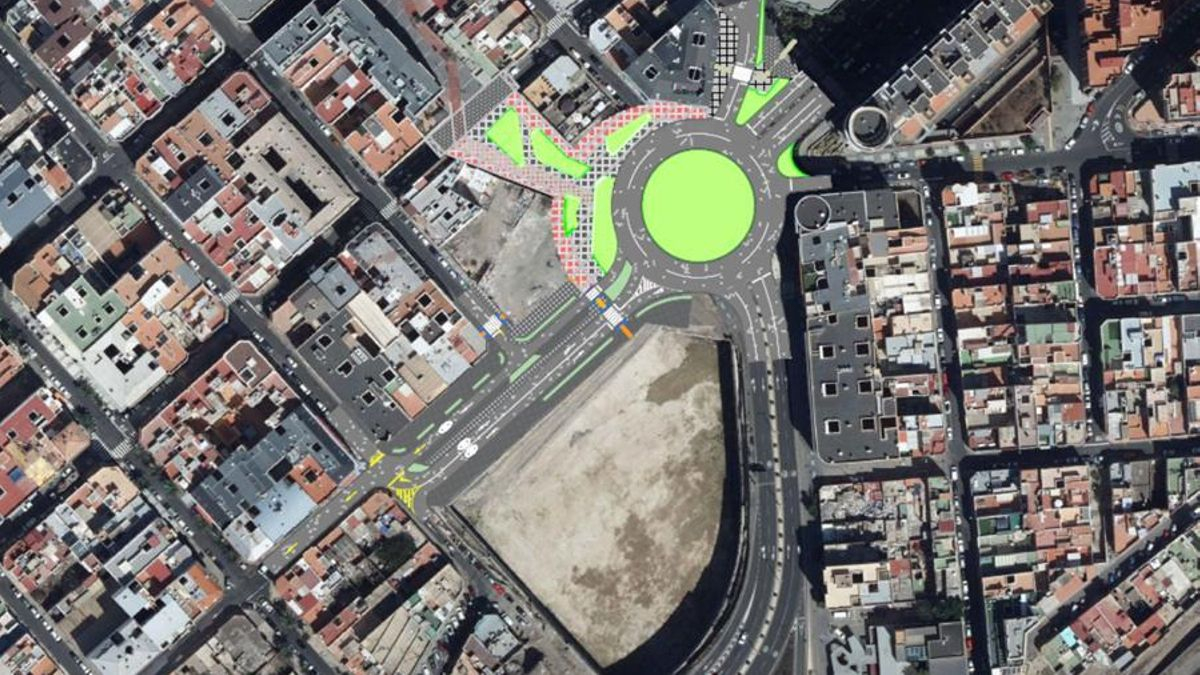 Las Palmas de Gran Canaria licita por 2,5 millones el proyecto de conexión de Mesa y López con el barrio de Guanarteme