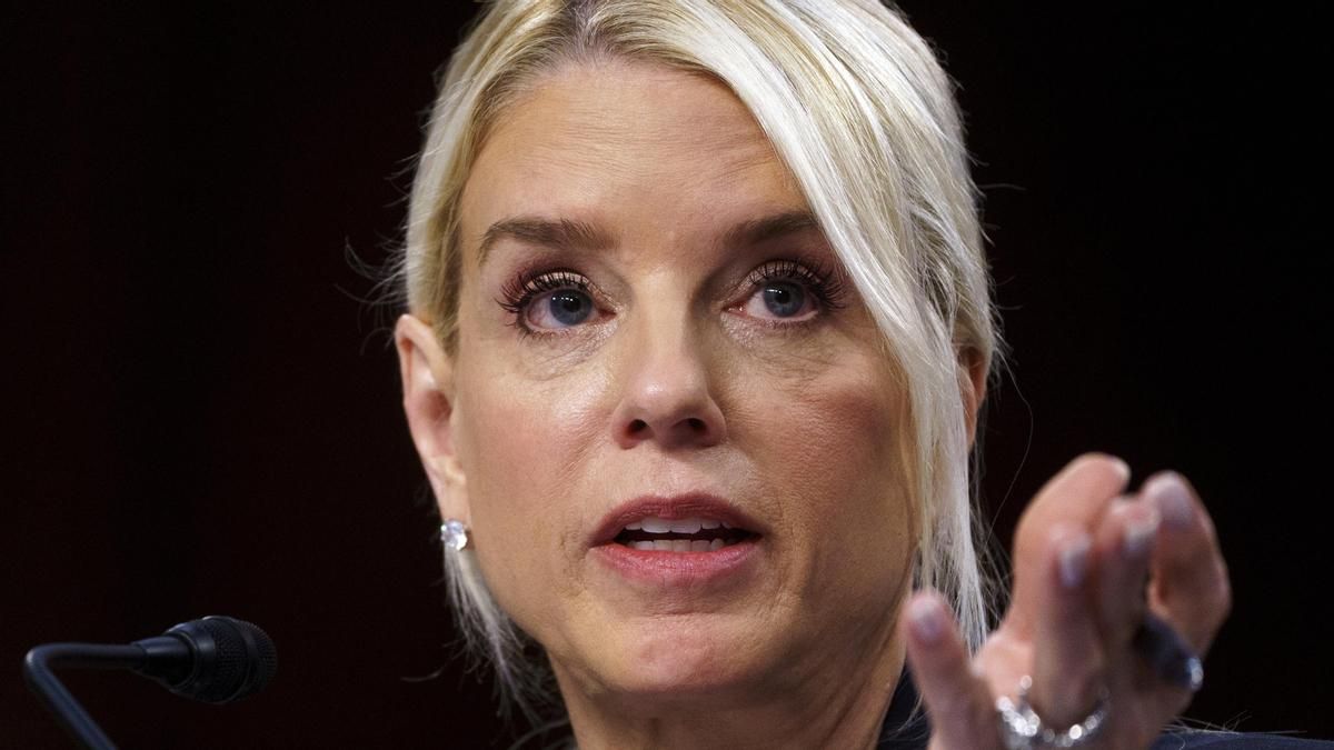 La fiscal general de Estados Unidos, Pam Bondi, en una imagen de archivo.
