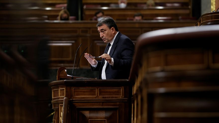 El portavoz del PNV, Aitor Esteban, en una imagen de archivo. EFE/ Emilio Naranjo