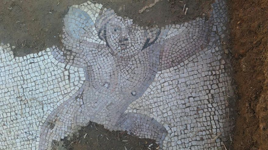 Seis mosaicos de hace 1.600 años salen a la luz en un antiguo complejo romano de Albania