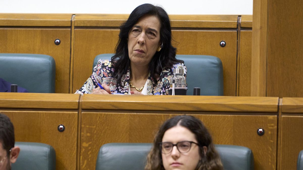 Amaia Martínez Grisaleña, este jueves en el Parlamento Vasco