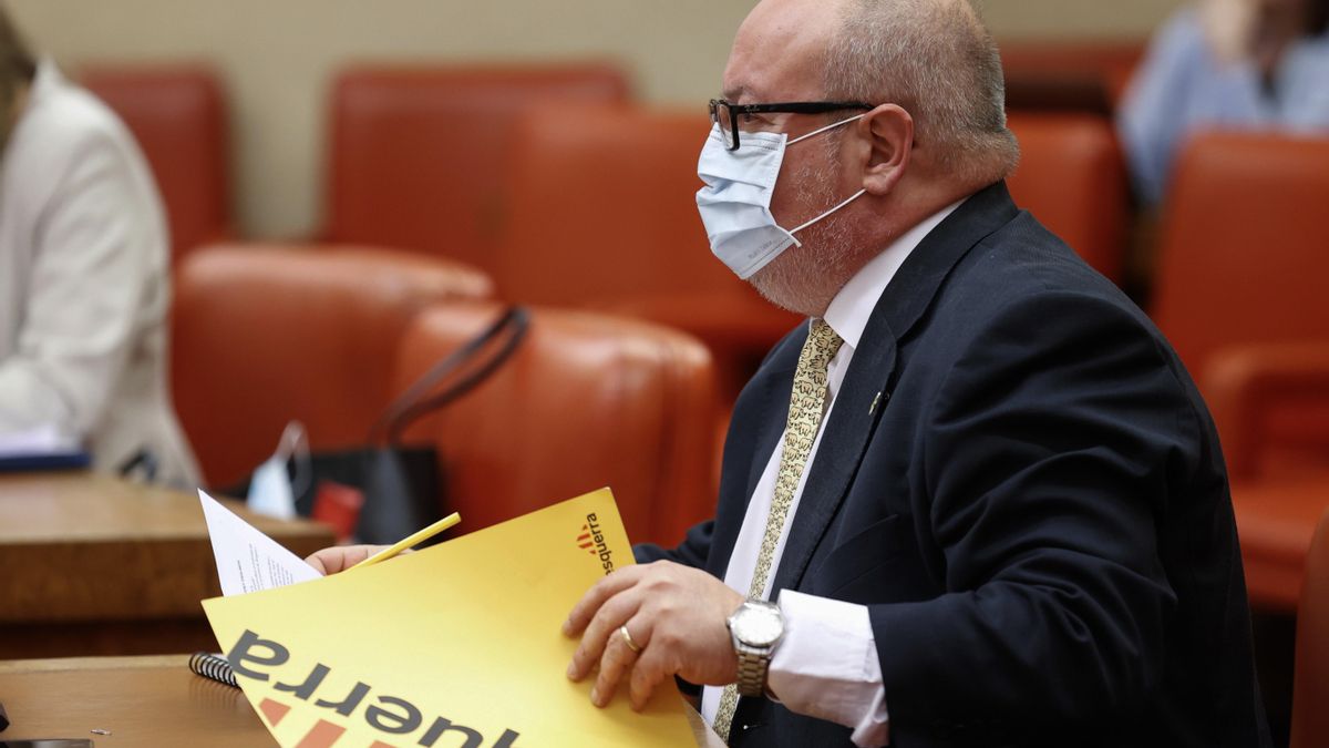 Archivo - El diputado de ERC Joan Capdevila en una reciente comisión