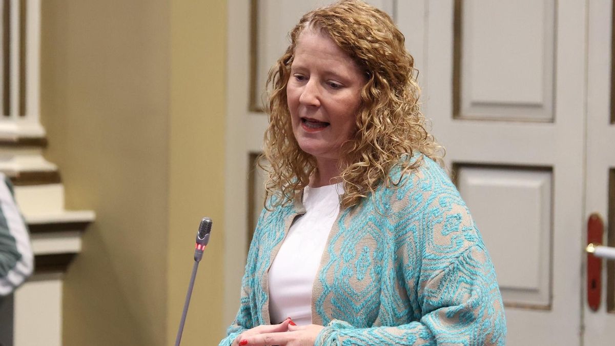 Raquel Díaz, diputada por La Palma del Partido Popular  en el Parlamento de Canarías.