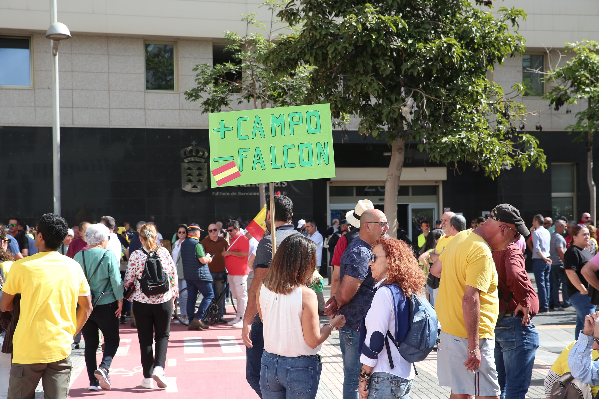 Así se vivió la protesta de agricultores y ganaderos en Gran Canaria