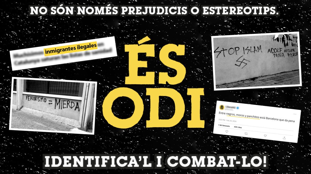 Imatge de la campanya #ÉsOdi.