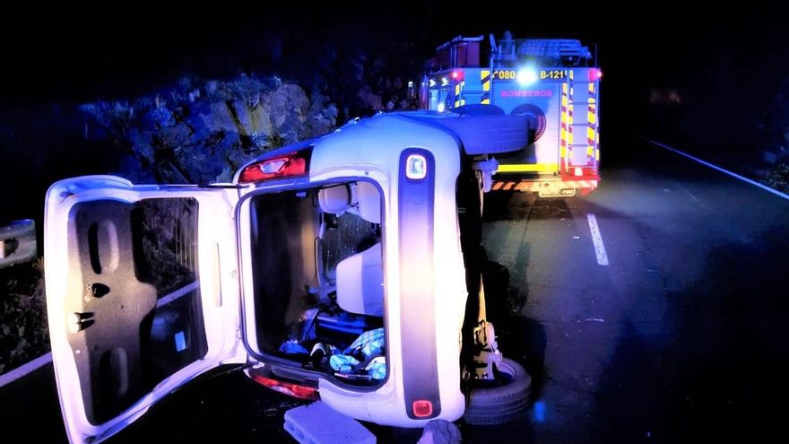 “Extraña noche” de accidentes de tráfico en La Palma