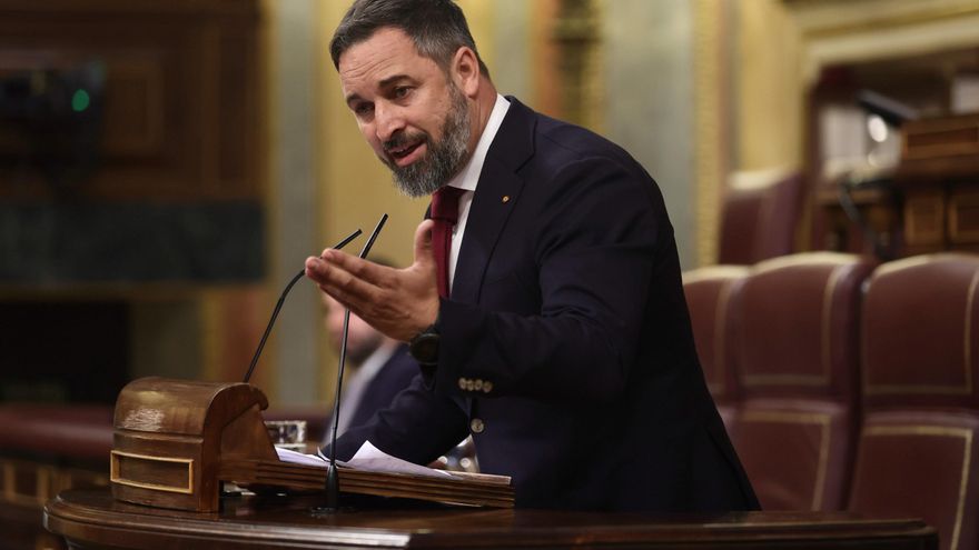 El líder de Vox, Santiago Abascal.
