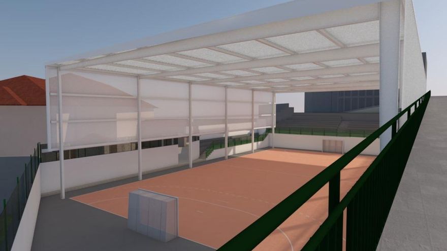 El Ayuntamiento aprueba proyecto del techado de la cancha del CEO Barlovento y prepara su licitación