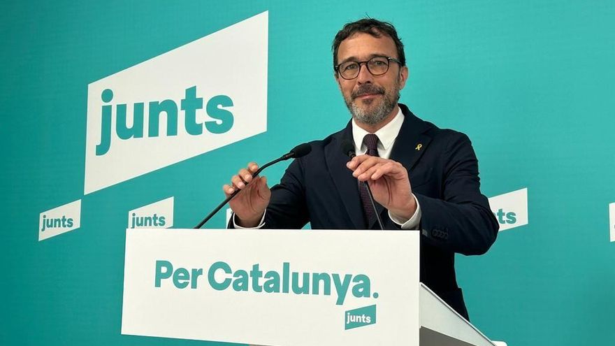 El portavoz de Junts, Josep Rius