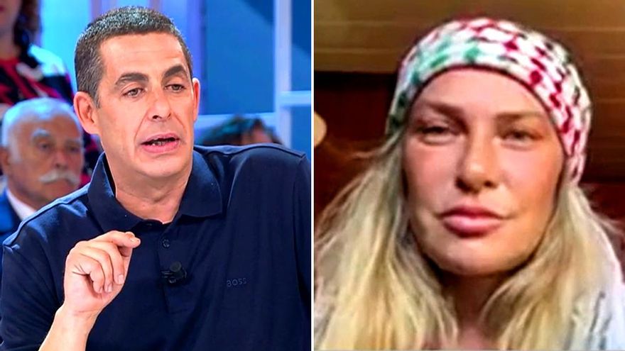 Una activista de la Flotilla cortó su entrevista en Telecinco tras llamar "fascista" a Antonio Naranjo