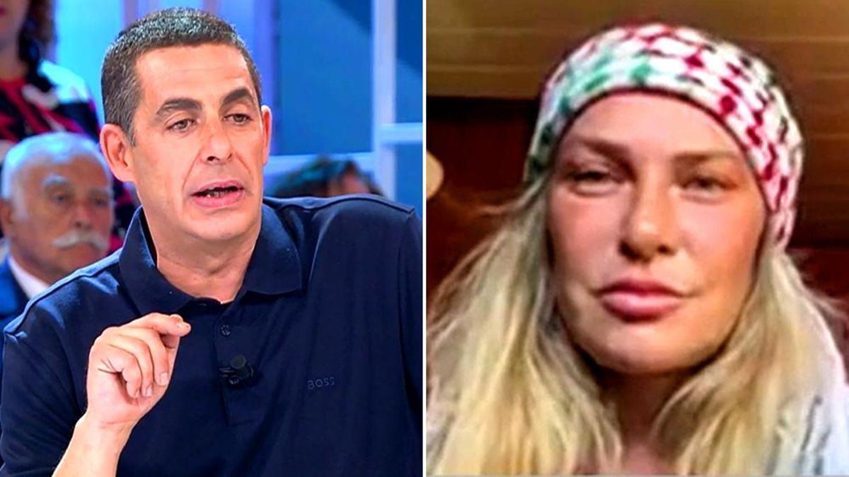 Una activista de la Flotilla cortó su entrevista en Telecinco tras llamar "fascista" a Antonio Naranjo