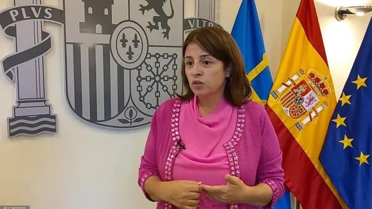 Adriana Lastra, delegada del Gobierno en Asturias.