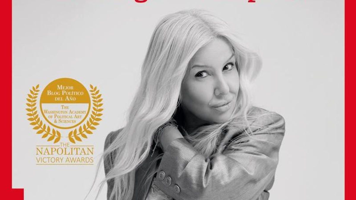 Maite Fernández Valderas y Leocadio Martín Borges, protagonistas de un diálogo en la Feria del Libro de Santa Cruz