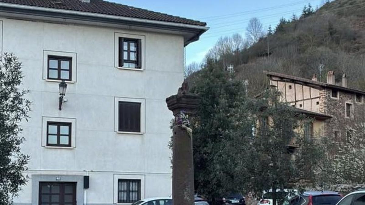 Vandaliza la Cruz de San Lázaro en Ezcaray y tiene que ser atendido por las heridas