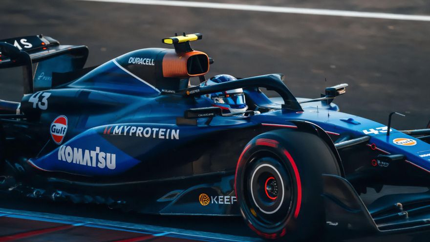 Franco Colapinto largará duodécimo este domingo en el Gran Premio de Singapur