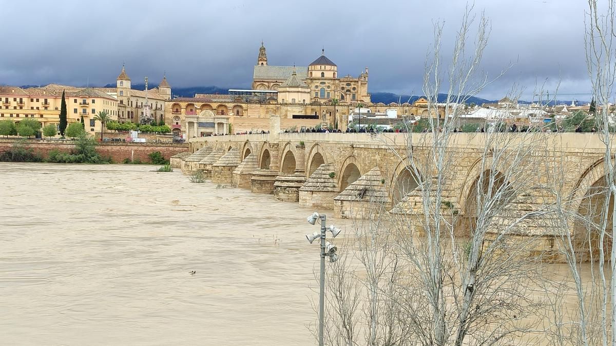 Crecida del Guadalquivir en Córdoba