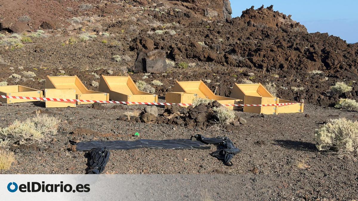 Costas frena la colocación de 80 tumbonas de hormigón en una cala de El Hierro