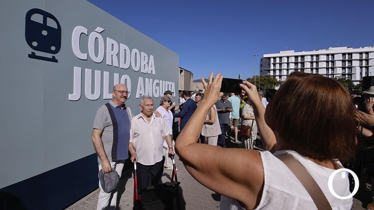 Presentación del cambio de la nueva denominación oficial de la Estación de Córdoba - Julio Anguita